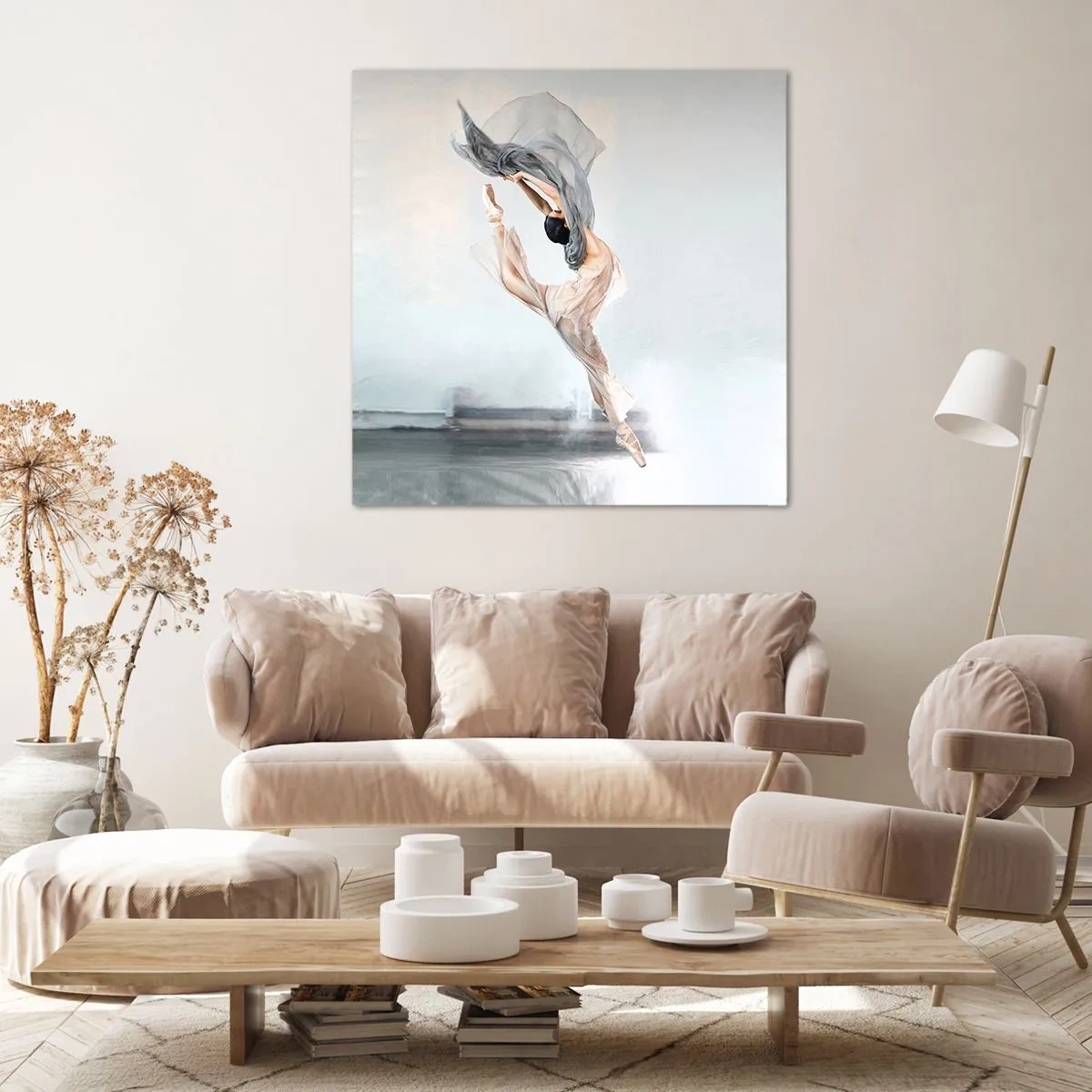 Bild auf Leinwand - Leinwandbild - Im Tanzrausch - 60x60 cm