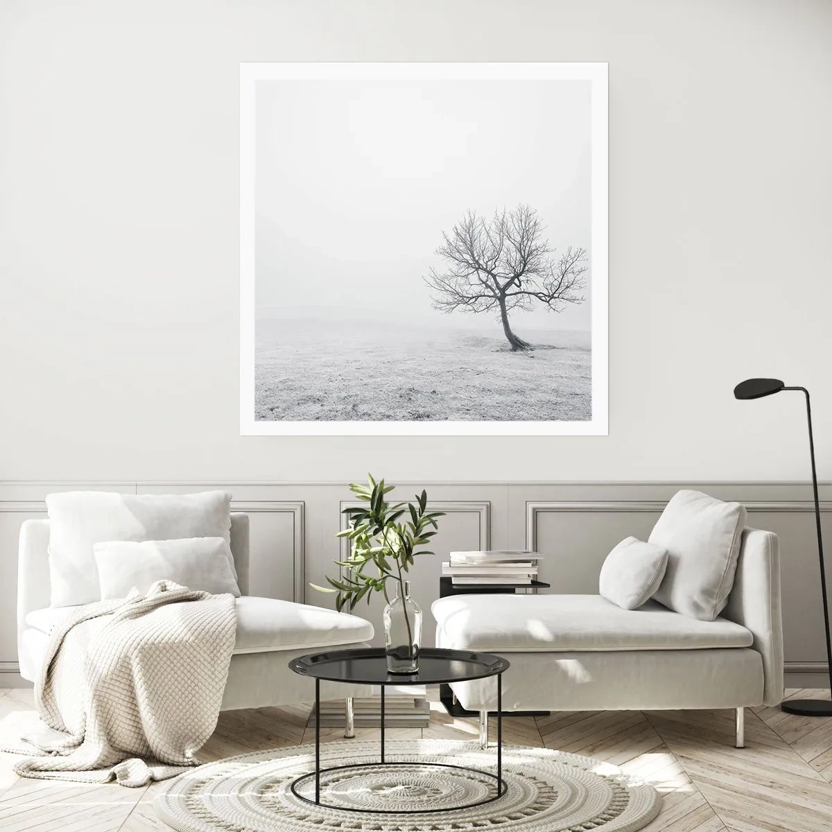 Poster - Gegen das Nichts - 30x30 cm