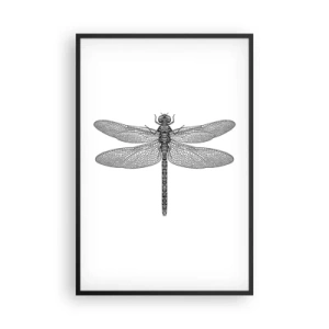 Poster in einem schwarzem Rahmen - Präzision der Natur - 61x91 cm