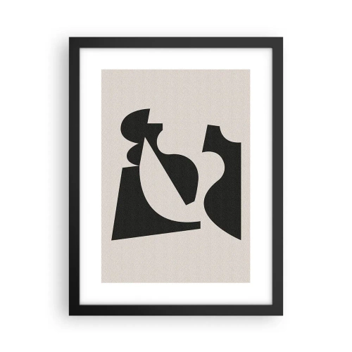 Poster in einem schwarzem Rahmen - Zum Selbstbauen - 30x40 cm