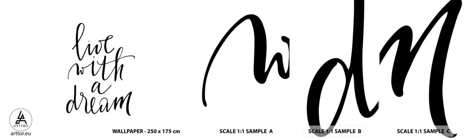 Fototapeten Muster Selbstklebend Deluxe Sticker - Na sicher - Typografie, Bejahung, Maxime - 100x30 cm