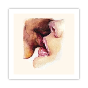 Poster - Wie Tag und Nacht, Erde und Himmel - 50x50 cm