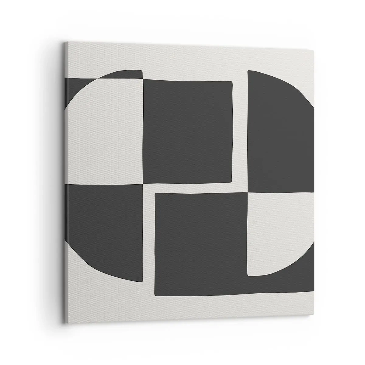 Bild auf Leinwand - Leinwandbild - Antithese - Synthese - 50x50 cm