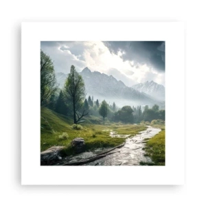 Poster - Hin und zurück - 30x30 cm