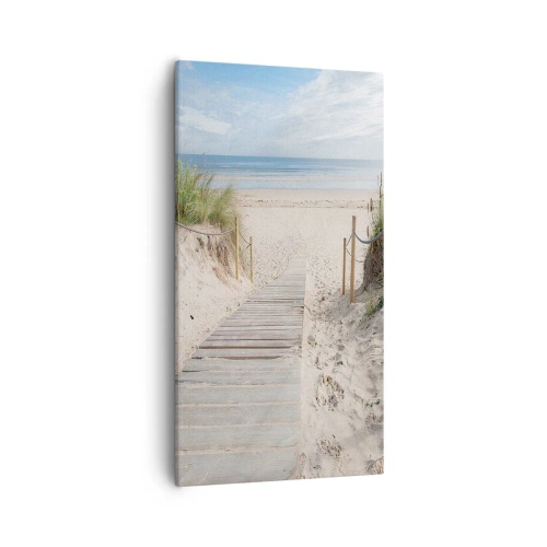 Bild auf Leinwand - Leinwandbild - Bis zum Horizont - 55x100 cm