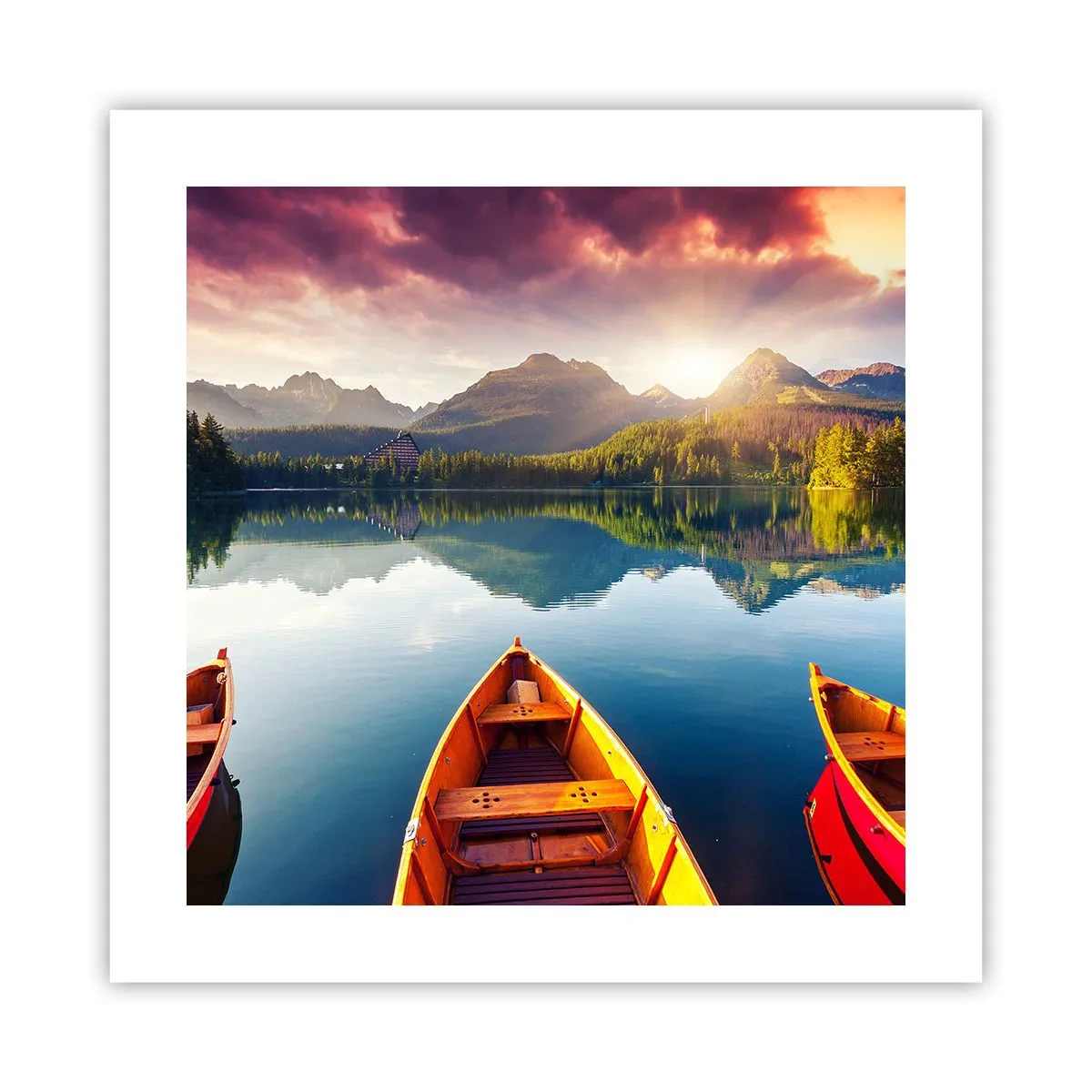 Poster - Nichts gegen die Natur - 40x40 cm