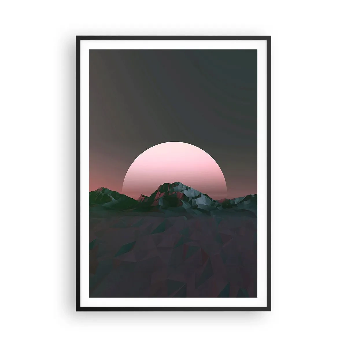 Poster in einem schwarzem Rahmen - In einer Nachbargalaxie - 70x100 cm