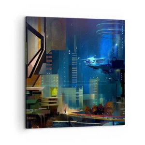 Bild auf Leinwand - Leinwandbild - In naher Zukunft - 50x50 cm