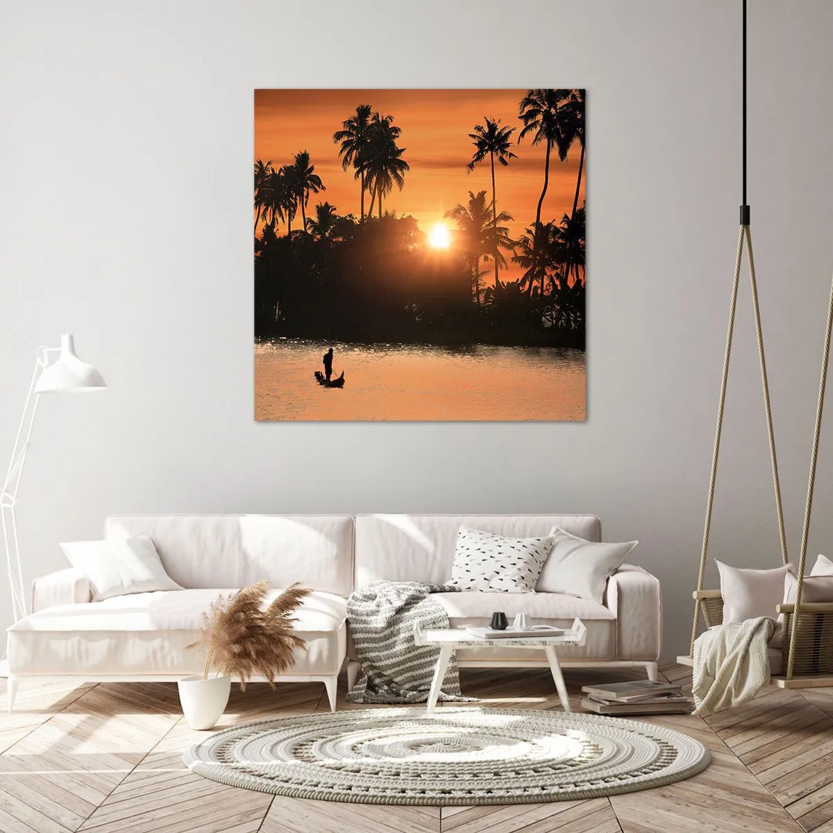 Bild auf Leinwand - Leinwandbild - Zeit zum Entspannen - 30x30 cm