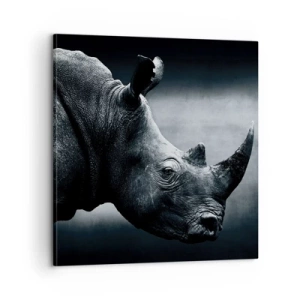 Bild auf Leinwand - Leinwandbild - Richtiges Profil - 60x60 cm