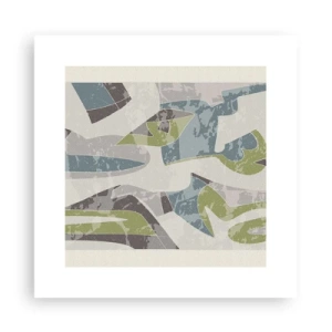 Poster - Komposition hinter dem Glas - 30x30 cm