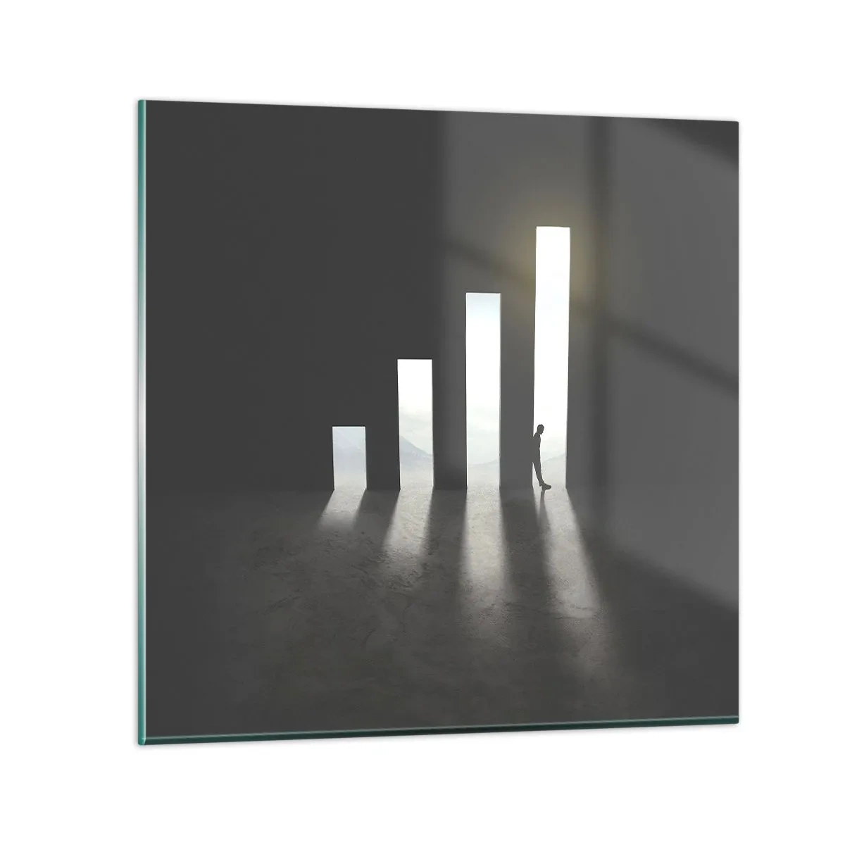 Glasbild - Bild auf glas - Erfolg – Impression - 30x30 cm