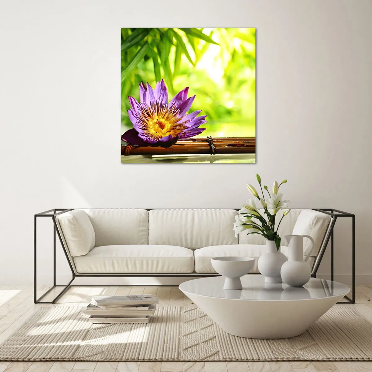 Glasbild - Bild auf glas - In der asiatischen Sonne - 30x30 cm