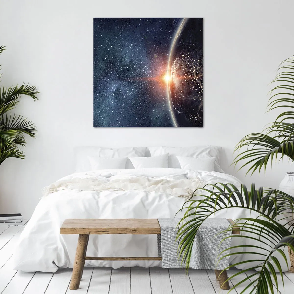 Bild auf Leinwand - Leinwandbild - In einer neuen Perspektive - 60x60 cm