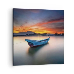 Bild auf Leinwand - Leinwandbild - Eine gute Nacht kommt - 50x50 cm