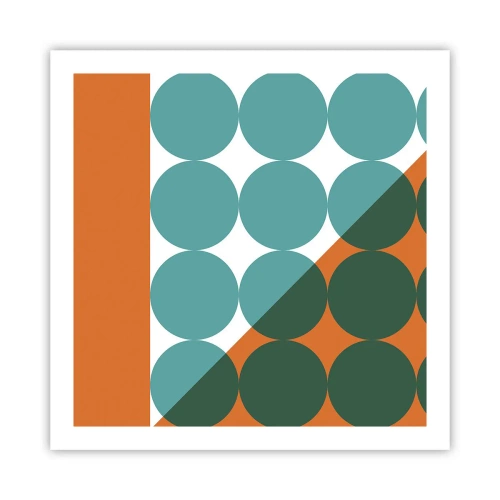 Poster - Nach oben und schräg - 60x60 cm