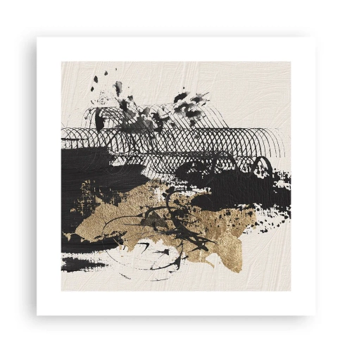 Poster - Komposition mit Leidenschaft - 40x40 cm