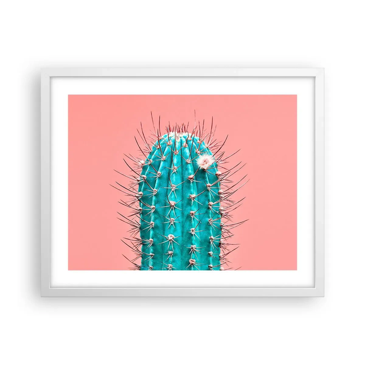 Poster in einem weißen Rahmen - Schau einfach hin - 50x40 cm