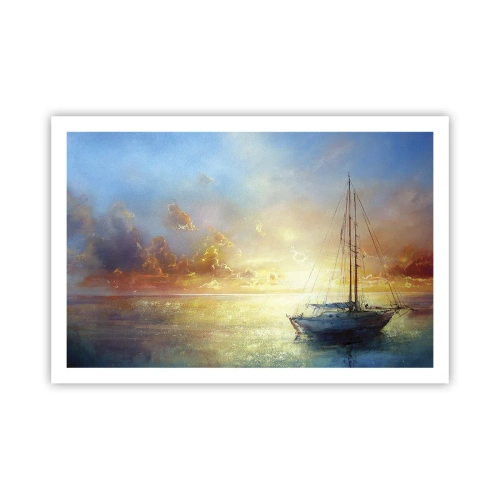 Poster - In einer goldenen Bucht - 91x61 cm