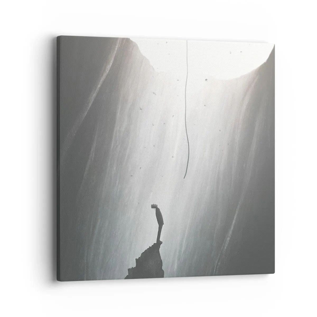 Bild auf Leinwand - Leinwandbild - Es gibt immer einen Ausweg - 40x40 cm