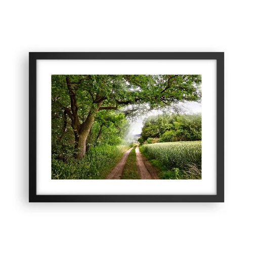 Poster in einem schwarzem Rahmen - Et in Arcadia ego - 40x30 cm