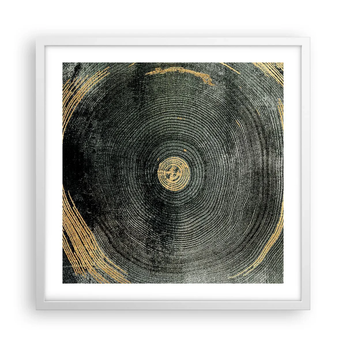 Poster in einem weißen Rahmen - Veränderung und Beständigkeit - 50x50 cm