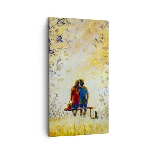 Bild auf Leinwand - Leinwandbild - Magischer Augenblick - 45x80 cm
