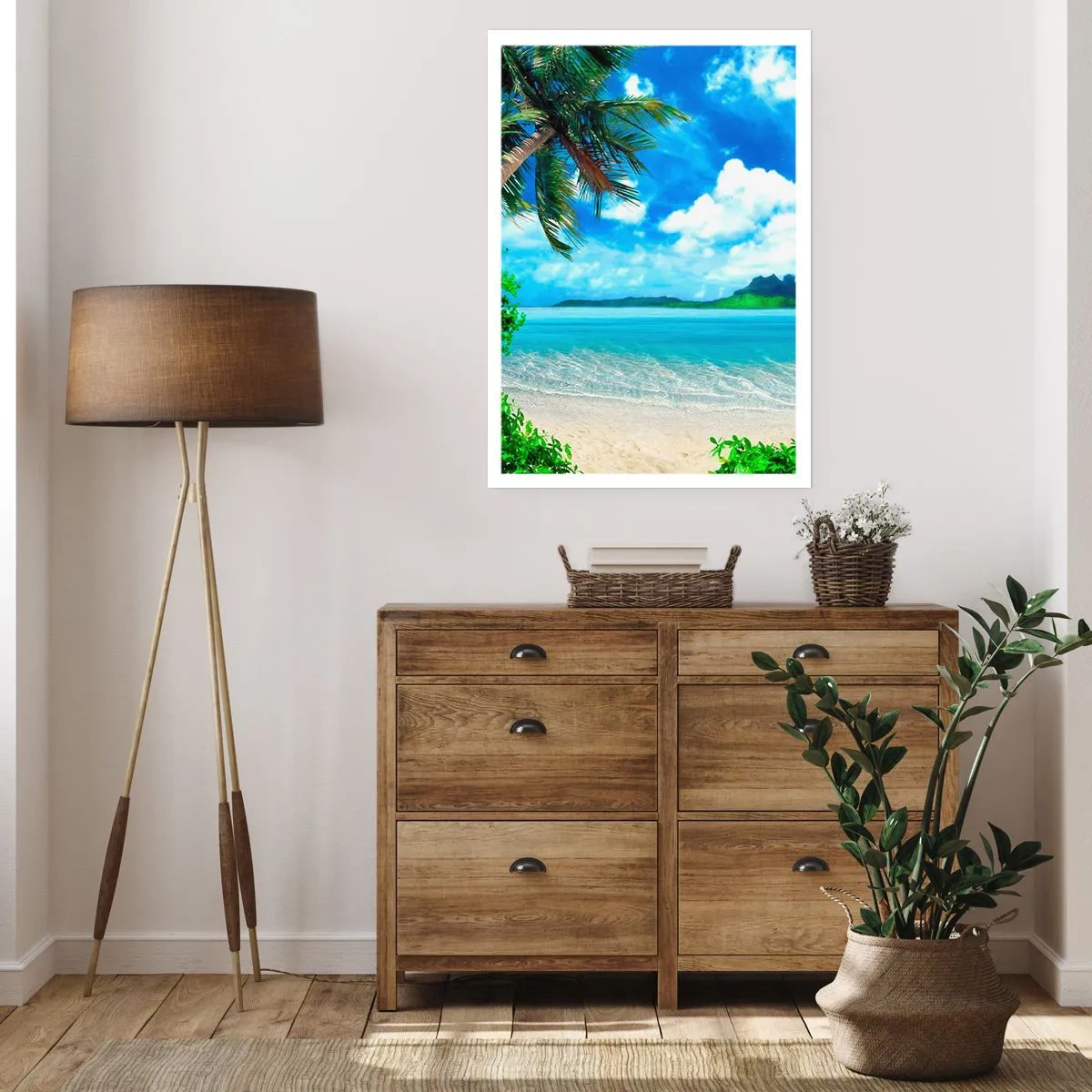 Poster - Das Azurblau der Tropen - 30x40 cm