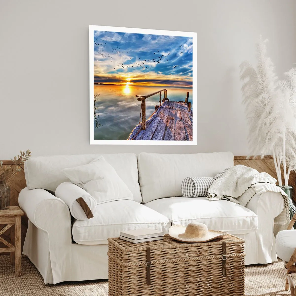 Poster - Der Wind geht zur Ruhe - 40x40 cm