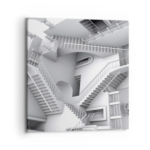 Bild auf Leinwand - Leinwandbild - Die Paradoxien des Weltraums - 70x70 cm