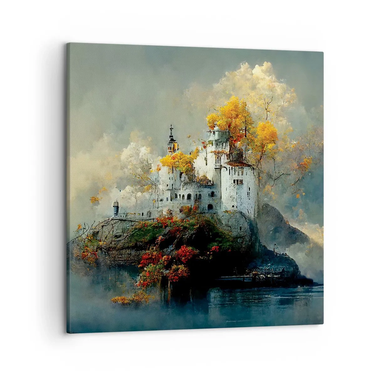 Bild auf Leinwand - Leinwandbild - Beginn einer romantischen Geschichte - 50x50 cm