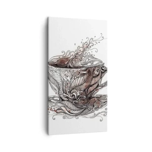 Bild auf Leinwand - Leinwandbild - Tee für alles - 45x80 cm