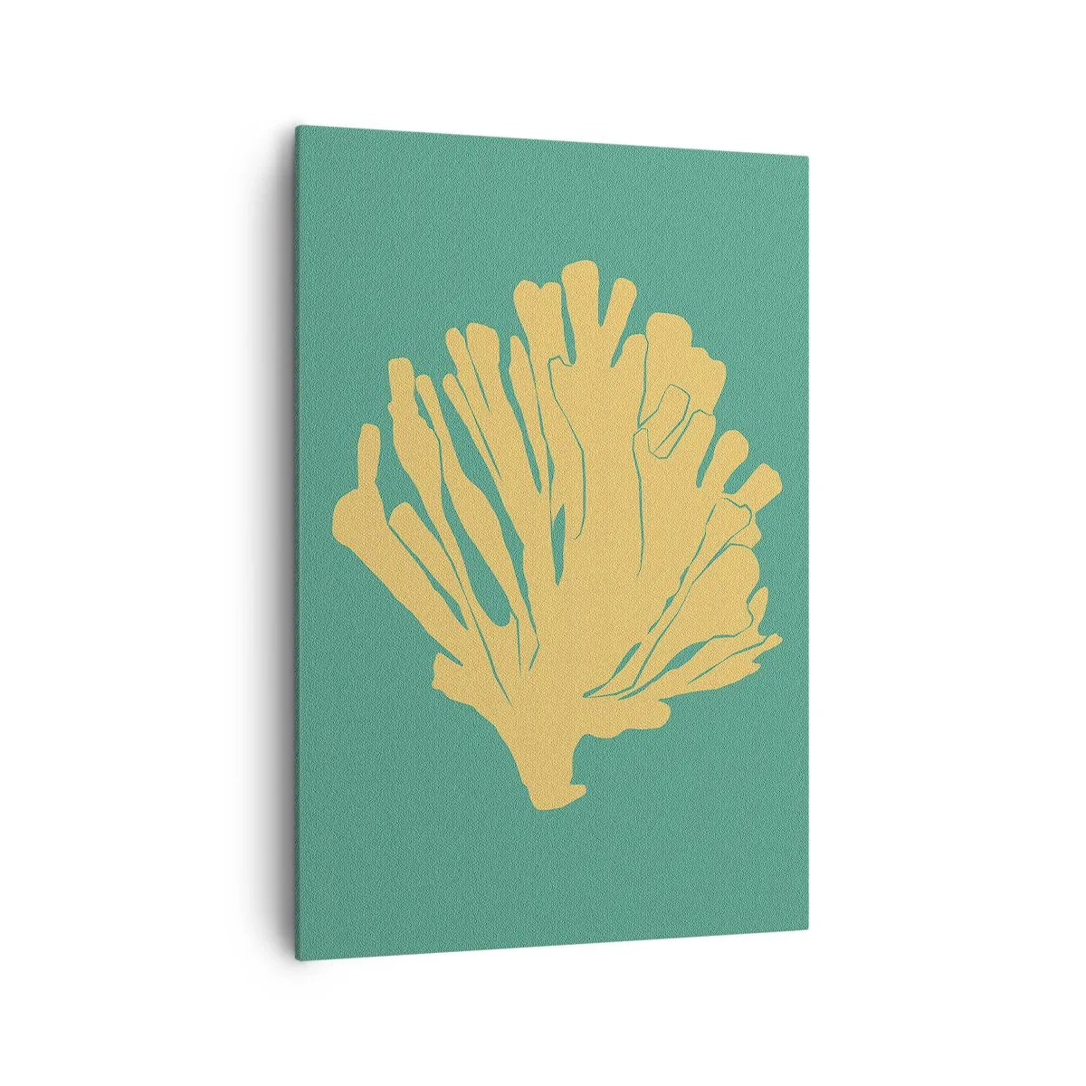 Bild auf Leinwand - Leinwandbild - Unterwasserwaldbusch - 70x100 cm