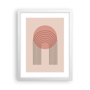 Poster in einem weißen Rahmen - Unwiderstehliche Anziehungskraft - 30x40 cm