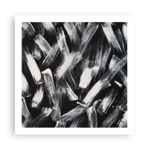 Poster - Abstraktion im industriellen Geist - 60x60 cm