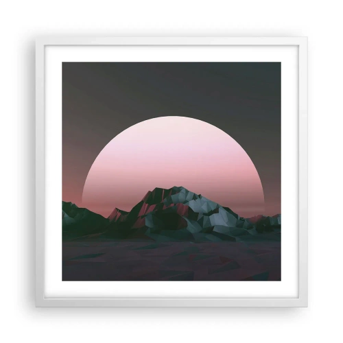 Poster in einem weißen Rahmen - In einer Nachbargalaxie - 50x50 cm