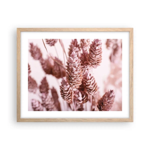 Poster in einem Rahmen aus heller Eiche - Scheinbar unauffällig - 50x40 cm