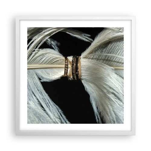 Poster in einem weißen Rahmen - ... und ich werde dich nicht verlassen ... - 50x50 cm