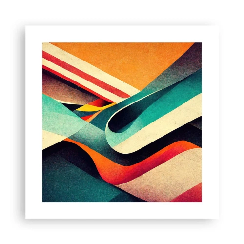 Poster - Intensive Komposition - 40x40 cm