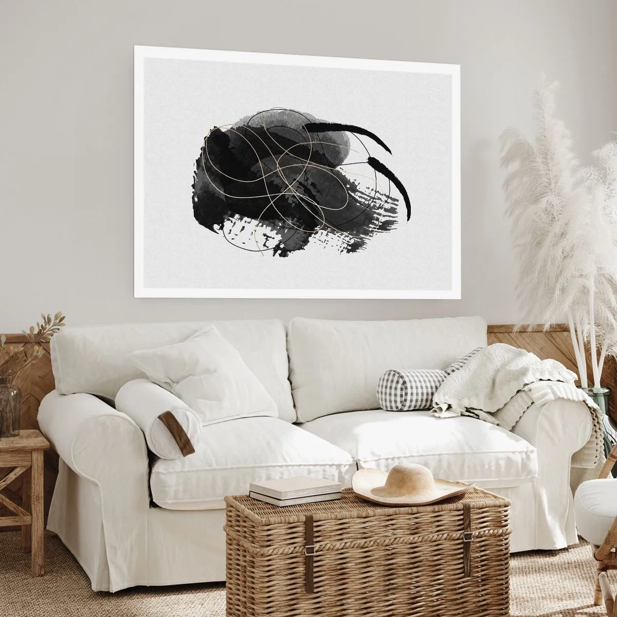 Poster - Aus Schwarz entstanden - 50x40 cm