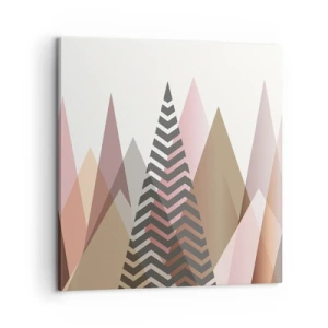 Bild auf Leinwand - Leinwandbild - Pyramidale Aussicht - 60x60 cm