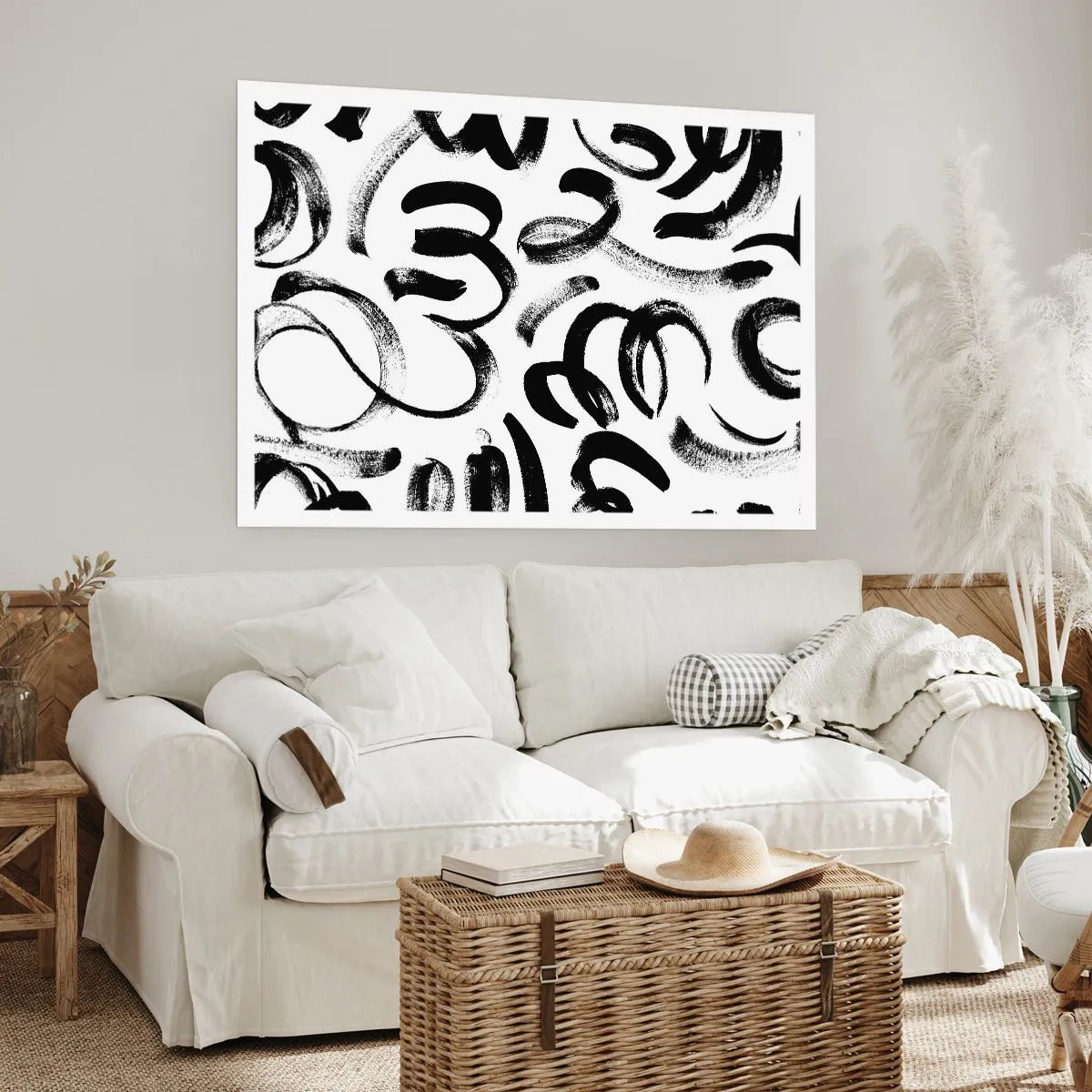 Poster - Schwarz auf Weiß - 40x30 cm