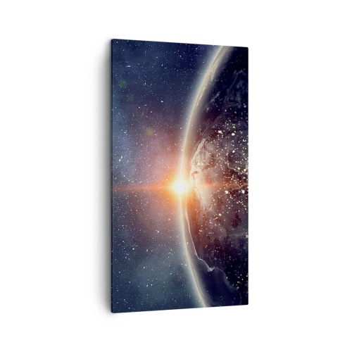 Bild auf Leinwand - Leinwandbild - In einer neuen Perspektive - 45x80 cm