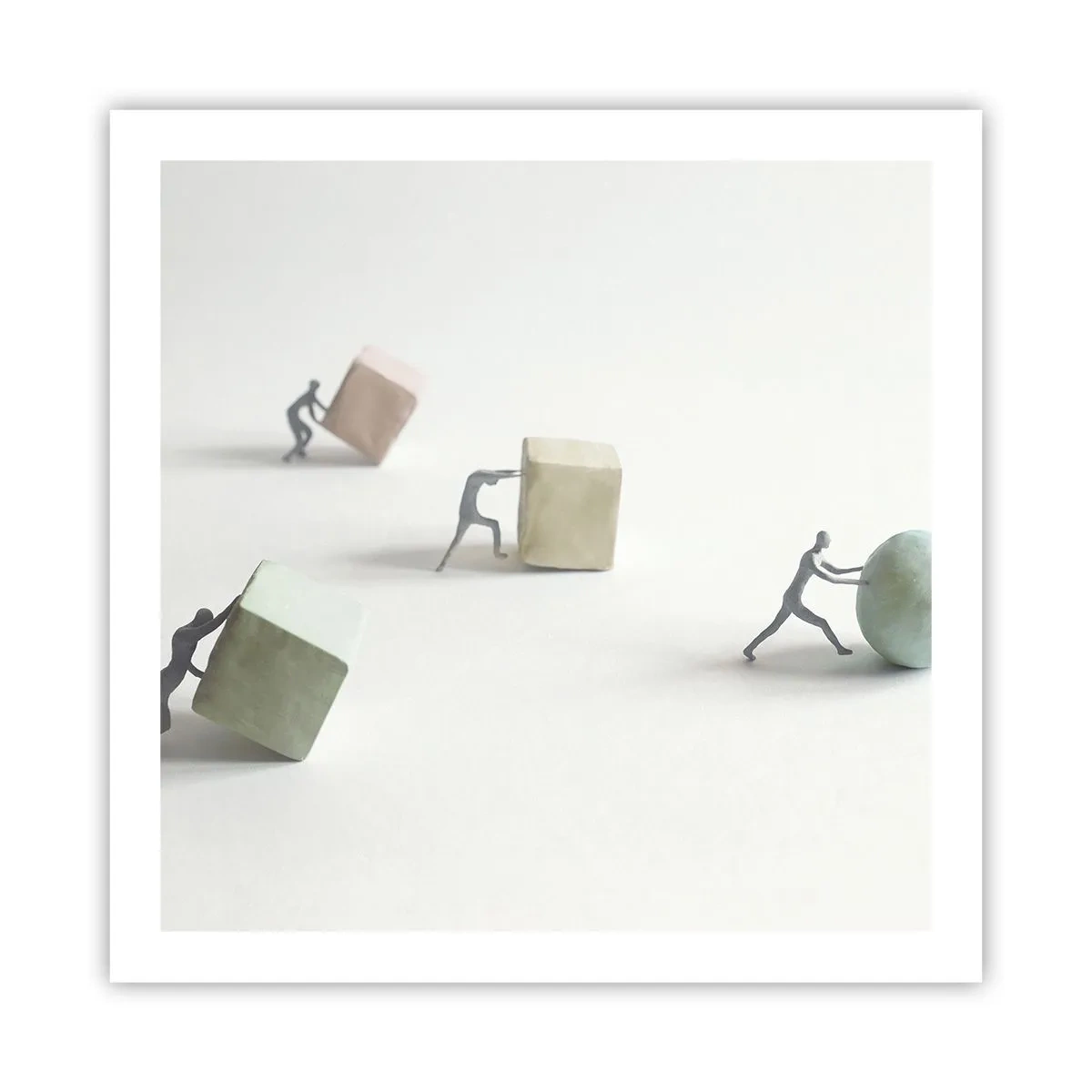 Poster - Pures Leben - 60x60 cm