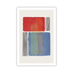 Poster - Der Geist und der Buchstabe der Geometrie - 61x91 cm