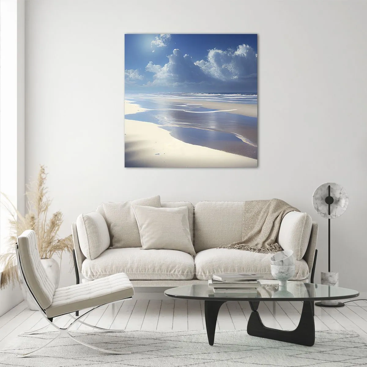 Glasbild - Bild auf glas - Paradiesischer Urlaub - 50x50 cm