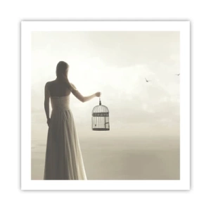 Poster - Sei frei - 60x60 cm