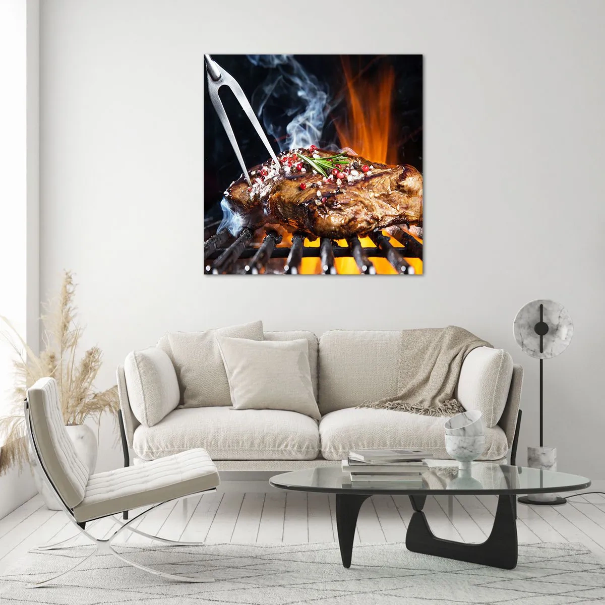 Glasbild - Bild auf glas - Saftig und duftend - 70x70 cm