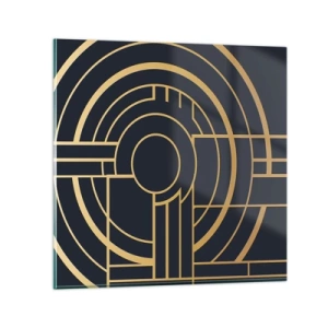 Glasbild - Bild auf glas - Wendungen der Dinge - 70x70 cm