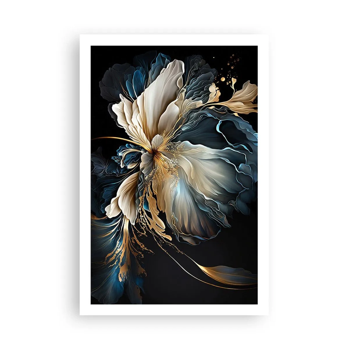 Poster - Märchenhafte Farnblume - 61x91 cm